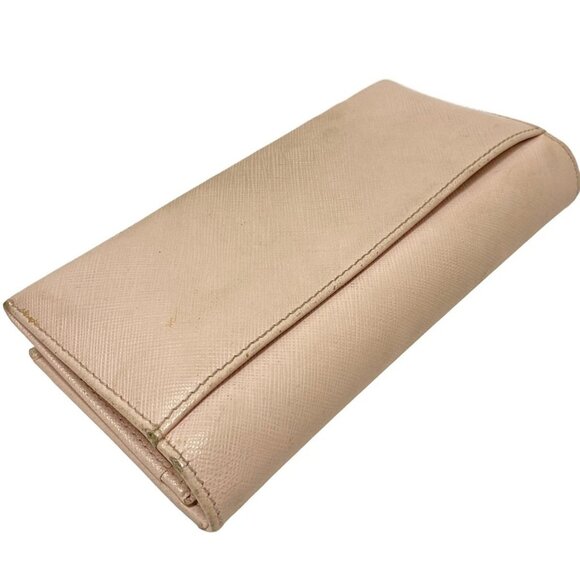 Auth Salvatore Ferragamo Vara - Light Pink Leather Long Wallet - Picture 9 of 12
